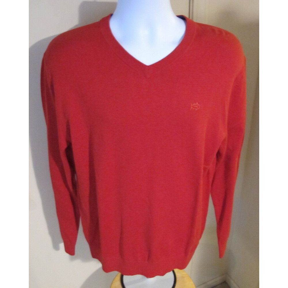 Men's Medium‎ Southern Tide V-Neck Cotton Sweater - NWT